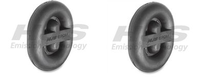 2x HJS Schalldämpfer Halter Auspuff Gummi 83 11 1116 für VW Audi Seat Mercedes