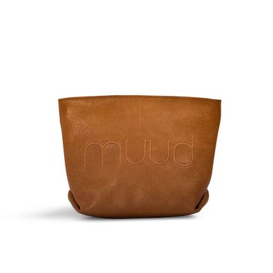 muud Laura Make-up Bag 15x22x18 cm in Whisky