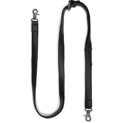 muud Caia Schulterriemen Leder Black 127–150 cm verstellbar