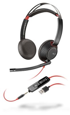 Poly Blackwire 5220 - 5200 Series - Headset - On-Ear