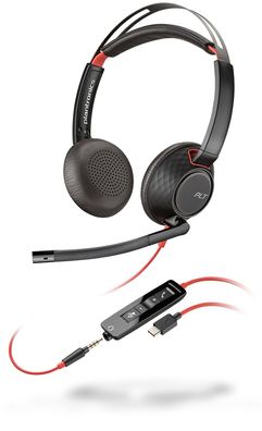 Poly Blackwire 5220 - 5200 Series - Headset - On-Ear
