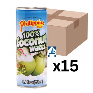 15er-Pack Philippine Brand Kokoswasser 250ml (inkl. 3,75€ EINWEG-Pfand)