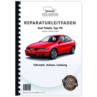 Seat Toledo Typ 1M 1998-2004 Fahrwerk Achsen Lenkung Reparaturanleitung