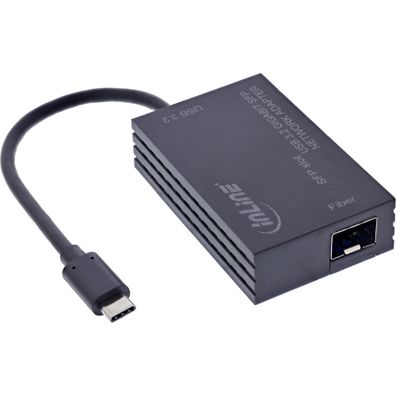 InLine USB-C zu SFP Gigabit Fiber Netzwerkadapter (10/100/1000 Mb/s)