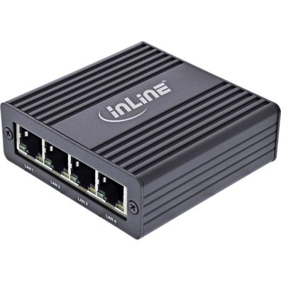 InLine USB-A 3.2 Gen.1 zu 4x RJ45 Gigabit Ethernet Adapter