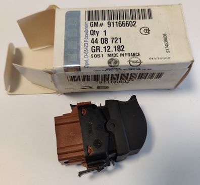 Original Opel Schalter 4408721 GM 91166602 Fensterheber-Schalter