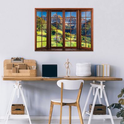 Leinwandbild Landschaft Natur Berge Leinwand Bilder Wanddeko Wohnzimmer Schlafzimmer