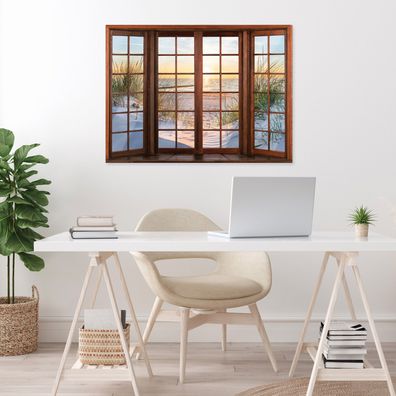 Leinwandbild Landschaft Natur Strand Leinwand Bilder Wanddeko Wohnzimmer Schlafzimmer