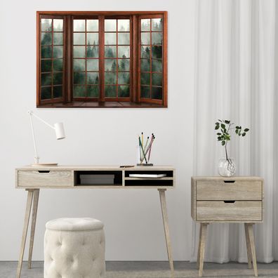 Leinwandbild Landschaft Natur Wald Leinwand Bilder Wanddeko Wohnzimmer Schlafzimmer