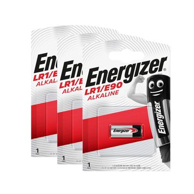 3x Energizer LR1 E90 Alkaline Batterie 1,5V Lady N 1er Blister