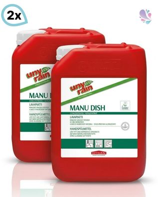 Hautschonendes Handspülmittel, Ecolabel, 2x5000 ml Kanister, pH-neutral, sehr ergiebi