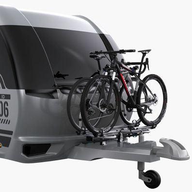 Ximplio Velotrax Pro Deichselfahrradträger Wohnwagen 2 E-Bikes 50kg Klappbar