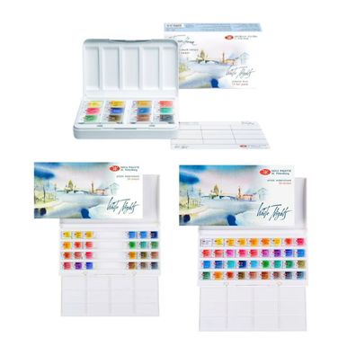 WHITE NIGHTS™ Aquarellkasten – 12, 24 oder 36 Farben Künstlerqualität