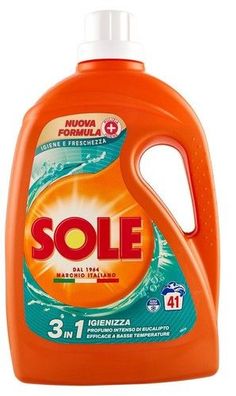 Sole Flüssiges Waschmittel Hygiene und Frische 1845 ml