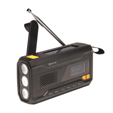 Denver DAB+/FM Solar Crank Radio mit Akku SCD-2033