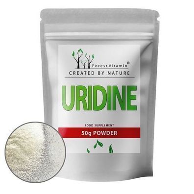 Uridinmonophosphat Pulver 50g - Uridin Monophosphat - 100% - Forest Vitamin
