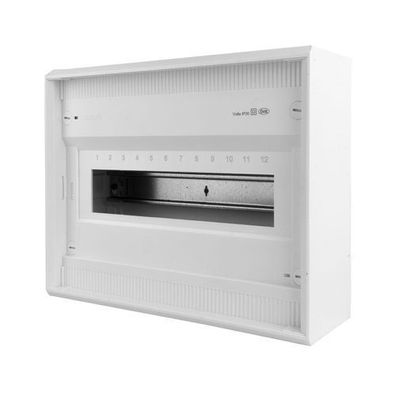 Verteilerschrank Aufputz Kleinverteiler 1 Reihe 12 Modulen Verteilerkasten