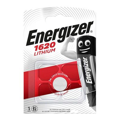 1x Energizer CR 1620 3V Lithium Batterie Knopfzelle CR1620 81mAh im Blister
