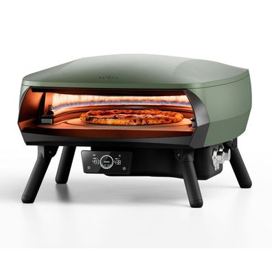Witt Etna Rotante 16" Control Gas Pizzaofen rotierend 2 Brenner 9,2 kW Matt Grün 100