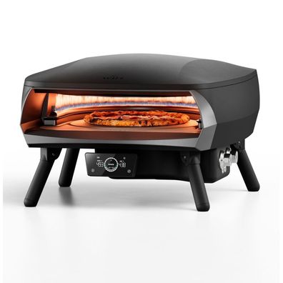 Witt Etna Rotante 16" Control Gas Pizzaofen rotierend 2 Brenner 9,2 kW Matt Schwarz