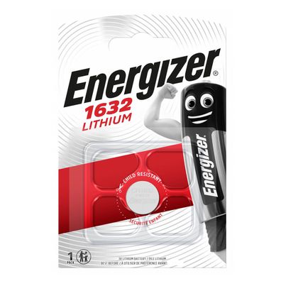 Energizer CR 1632 3V Batterie Lithium Knopfzelle DL1632 1er Blister CR1632