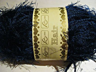 50g Hair Franzengarn dunkelblau Farbe Nr 04