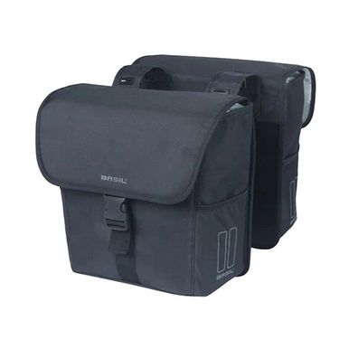 Doppelte Fahrradtasche Basil GO 32 Liter - Schwarz