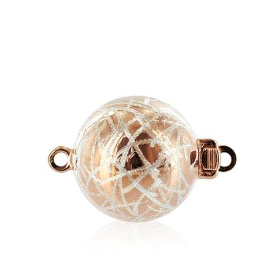 Luna-Pearls - 607.0292 - Schliesse - Damen - 925er Silber rosévergoldet - 14mm