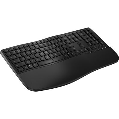 HP 685 Comfort Dual-Mode Tastatur - Ergonomisch, Bluetooth/2.4GHz, Nordisches Layout