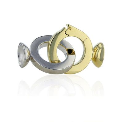 Luna-Pearls - 606.0820 - Schliesse - Damen - 925er Silber vergoldet - 15mm