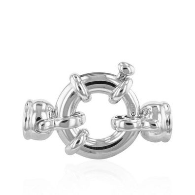 Luna-Pearls - 606.0733 - Schliesse - Damen - 925er Silber rhodiniert - 12mm