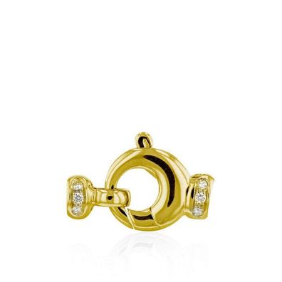 Luna-Pearls - 600.1020 - Schliesse - Damen - 585GG - BrillantH/SI0,114ct. - 9mm