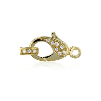 Luna-Pearls - 600.1595 - Schliesse - Damen - 585GG - BrillantH/SI0,19ct. - 10mm