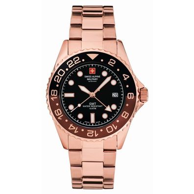 Swiss Alpine Military - 7052.1164 - Armbanduhr - Herren - Quarz - Master Diver GMT