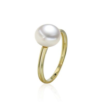 Luna-Pearls - 008.0641 - Ring - Damen - 585GG - Süßwasser-Zuchtperle