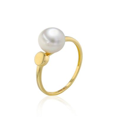Luna-Pearls - 008.0654 - Ring - Damen - 750GG - Süßwasser-Zuchtperle
