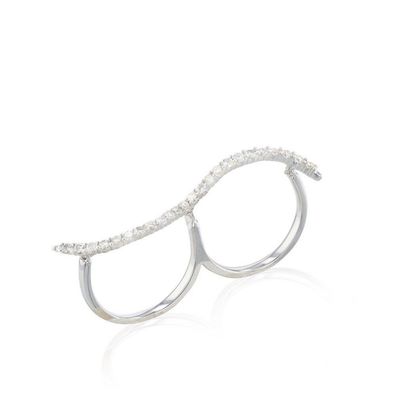 Luna-Pearls - 001.1277 - Ring - Damen - 750WG - mit Brillanten