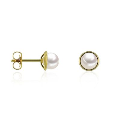 Luna-Pearls - 311.1906 - Ohrstecker - Damen - 585GG - Süßwasser-Zuchtperle