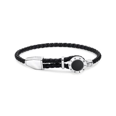Thomas Sabo - A1864-982-11-L25v - Unisex-Armband - Silber-Leder - REBEL AT HEART