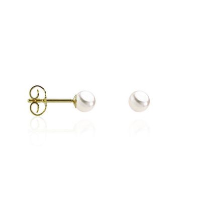 Luna-Pearls - 311.1599 - Ohrstecker - Damen - 585GG - Süßwasser-Zuchtperle