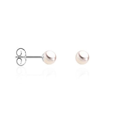 Luna Creation - 310.0551 - Ohrstecker - Damen - 585WG - Akoya-Zuchtperle 4.5mm
