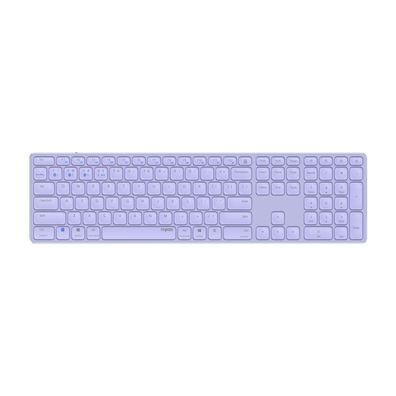 Rapoo E9800M Tastatur RF Wireless + Bluetooth QWERTZ Deutsch Lila (00220285)