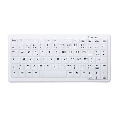 Active Key MedicalKey AK-C4110 - Tastatur - kabellos - 2.4 GHz - Französisch - weiß (