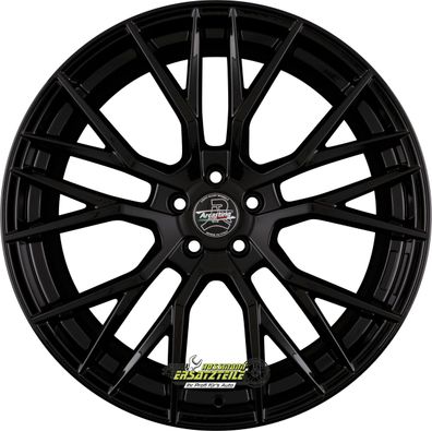 Arcasting Gladio black glossy 8.5x19 ET33 - LK5/112 ML66.6 Felge Alu