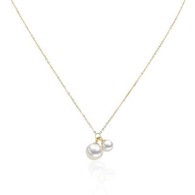 Luna-Pearls - 216.1042 - Collier - Damen - 750GG - Süßwasser-Zuchtperle - 45cm