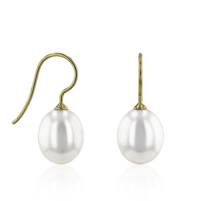 Luna-Pearls - 311.0686 - Ohrhänger - Damen - 585GG - Süßwasser-Zuchtperle