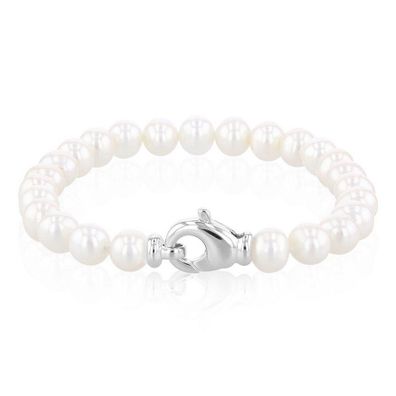 Luna-Pearls - 104.0267 - Armband - Damen - 925er Silber rhodiniert - 19cm