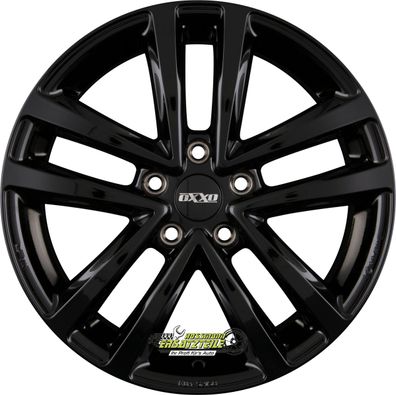 Oxxo Brave black 7.5x18 ET23 - LK5/112 ML66.6 Felge Alu