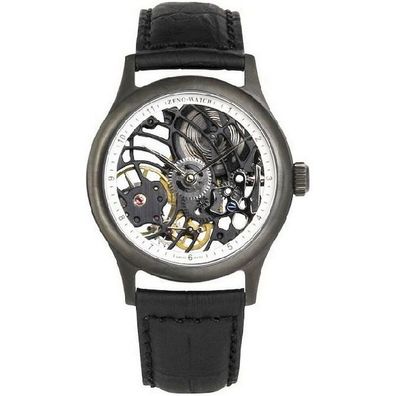 Zeno-Watch - 4187S-bk - Armbanduhr - Herren - Chronograph - Medium Skeleton Ltd Edt