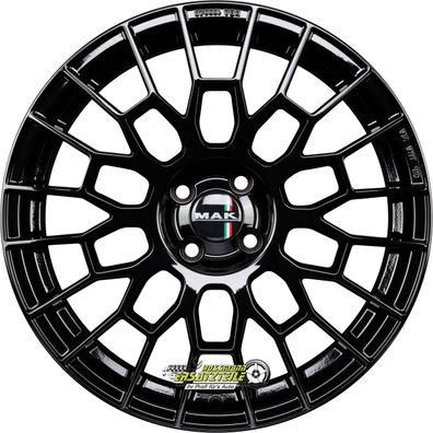 Mak APX gloss black 8x19 ET45 - LK5/112 ML76 Felge Alu